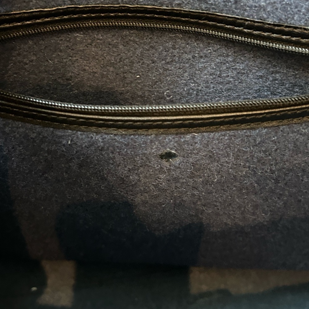 Kate Spade Navy Tote with Pink Floral Accents - Picture 4 of 8